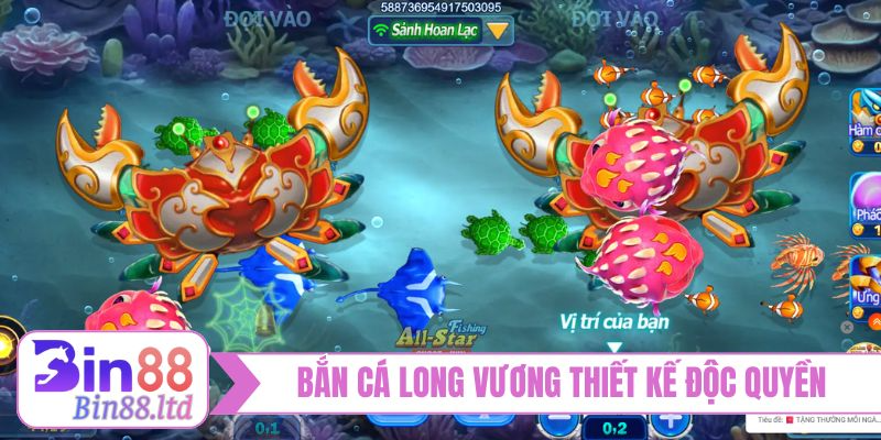 Bắn cá Long Vương thiết kế độc quyền