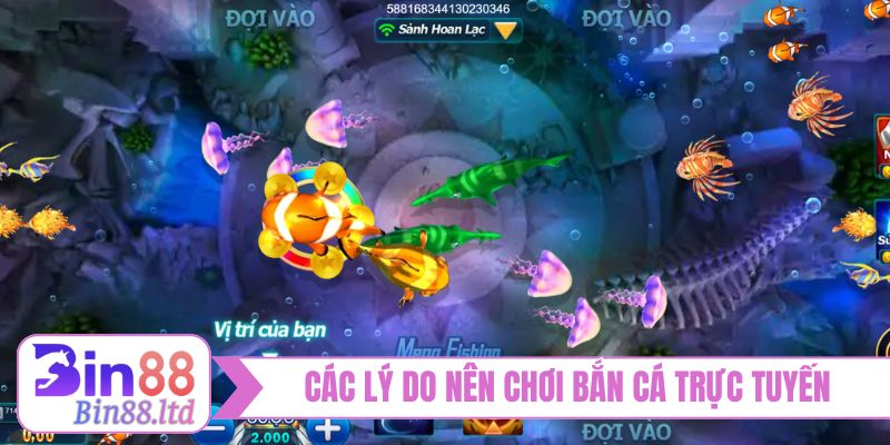 Các lý do nên chơi bắn cá trực tuyến