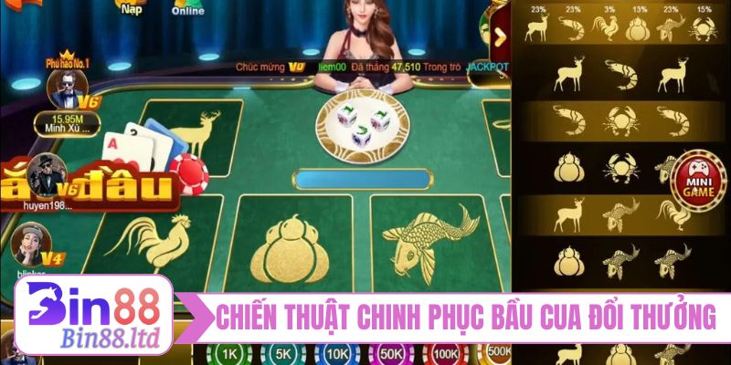 Chiến thuật chinh phục game bầu cua đổi thưởng